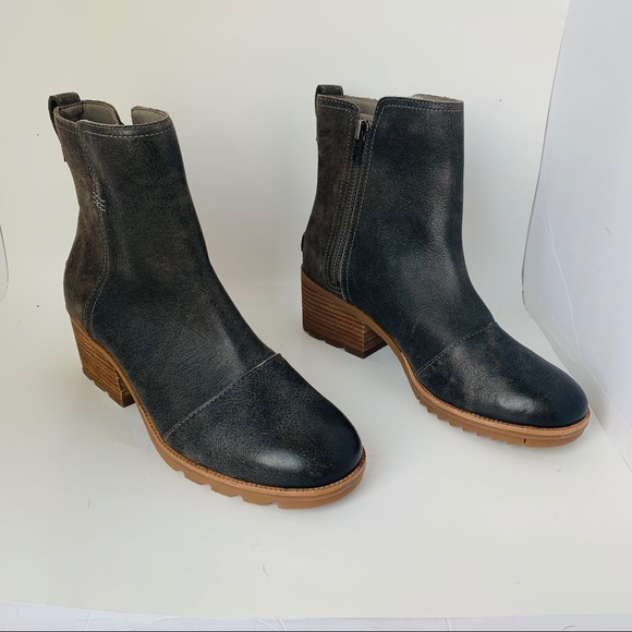 Sorel Shoes - Sorel Cate Waterproof Leather Boots Sz 9